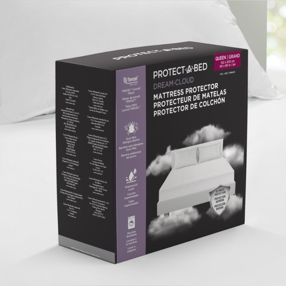 Protect A Bed Dream Cloud Mattress Protector Queen